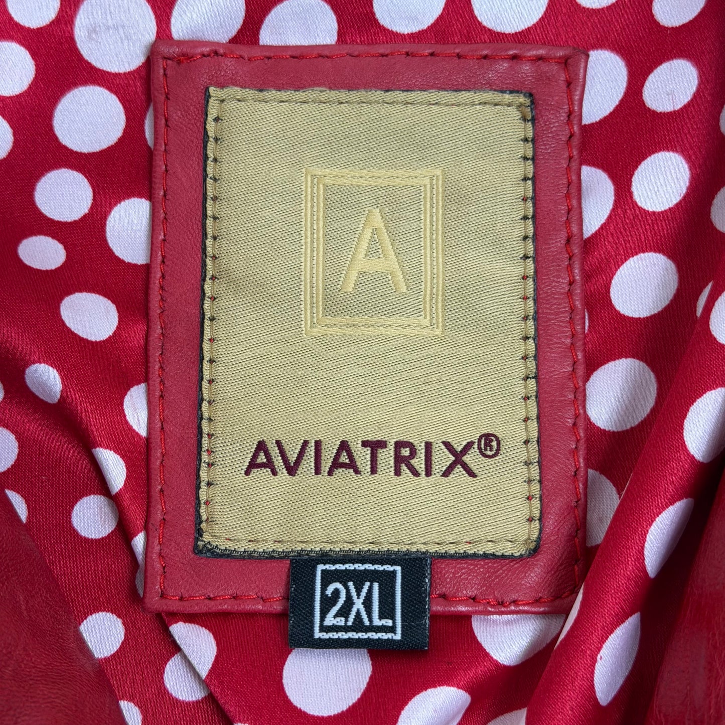 AVIATRIX Biker Style Leather Jacket